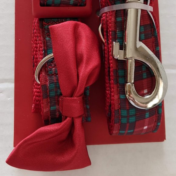 Pet Posse Christmas Print Dog Collar & Leash Set - Picture 4 of 5